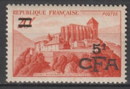 REUNION - 1949/1952 - YVERT N° 298 ** MNH - COTE = 13 EUR. - Unused Stamps