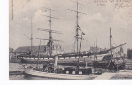 Ostende, Le Bassin Et Grand Voilier. - Sailing Vessels
