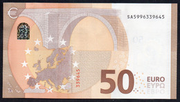 50 EURO ITALY  LAGARDE S050 SA  Ch  "99"  UNC - 50 Euro