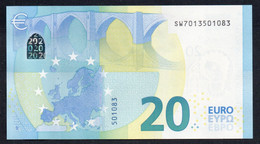 EURO 20  ITALIA SW S023  "01"  LAGARDE  UNC - 20 Euro