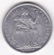 Polynésie Française . 2 Francs 1979, En Aluminium - Französisch-Polynesien
