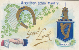GREETINGS FROM BANTRY, CLASPED HANDS - Cork