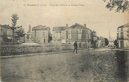 FUMEL - Place Des Vétérans Et Avenue Thiers. - Fumel