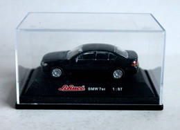 SCHUCO - BMW 7er - NOIR - VOITURE AUTOMOBILE MINIATURE - ECH: 1/87 - ANCIEN MODELE REDUIT (1712.32) - Massstab 1:87