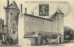 - Puy De Dôme -ref-B501- Saint Germain Lembron - St Germain Lembron - Chateau De Longat - Chateaux - - Saint Germain Lembron