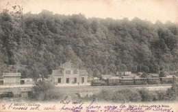 CPA Gare Avec Train - Briey - La Gare - Locomotive Et Wagons - Pichon Lahure Edit - Stations - Met Treinen