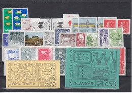 Sweden 1977 - Full Year MNH ** - Años Completos