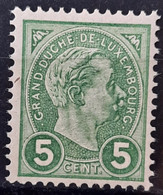 Luxembourg 1895 N°72 **TB Cote 40€ - 1895 Adolphe Profil