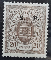 Luxembourg 1882/83  N°52 **TB Cote +100€ - Service