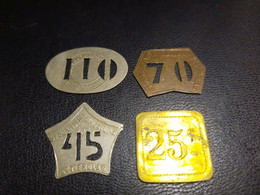 Lot De 4 Jetons à Définir - Tokens Of Communes