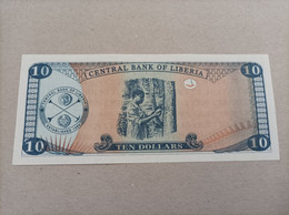 Billete De Liberia De 10 Dólares, Año 2011, UNC - Liberia