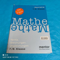 Mentor Übungsbuch Mathe Klasse 7&8 - Libros De Enseñanza