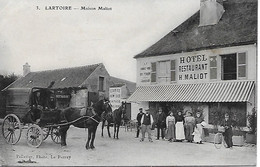 LARTOIRE -LE PERRAY -EN- YVELINES HOTEL - RESTAURANT  MAISON H. MALIOT -  ATTELAGE - FACTEUR - PELLETIER PHOTO LE PERRAY - Le Perray En Yvelines