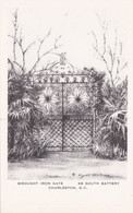 South Carolina Charleston Wrought Iron Gate 68 South Battery - Charleston