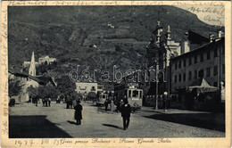 T2/T3 1937 Bolzano, Bozen (Südtirol); Gries, Piazza Grande Italia / Square, Tram With "Unica" Advertisement (EK) - Unclassified