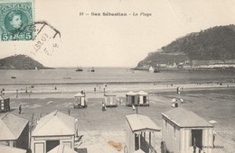 San-Sebastian España (7303) La Playa, Précurseur - Guipúzcoa (San Sebastián)