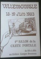 ►  1er BOURSE SALON De La CARTE  POSTALE -  VILLEMOMBLE 1983 (Tirage Limité) - Bourses & Salons De Collections