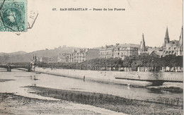 San-Sebastian España (7319) Paseo De Los Fueros, Précurseur Raro - Guipúzcoa (San Sebastián)