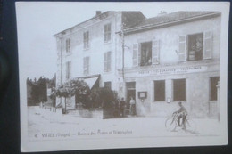 ► 4eme  BOURSE SALON  De La CARTE POSTALE Et Du TIMBRE - VITTEL  1988 (Reproduction PTT Vélo) - Bourses & Salons De Collections