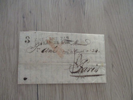 Collection Basses Pyrénées LETTRE Espagne Espana Par St Jean De Luz Pour Paris Madrid  3 Cachet Rouge 04/06/1829 - ...-1850 Vorphilatelie