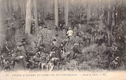 CPA - FRANCE - Chasse - Chasse à Courre - Forêt De Fontainebleau - Avant La Curée - LL - Caccia