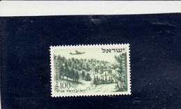 ISRAELE  1953-6 - Yvert  A  11** MNH - Serie Corrente - Posta Aerea