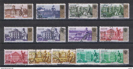 RUSSIA:  2002/03  PALAZZI  E  SCULTURE  -  INSIEME  13  VAL. US. -  YV/TELL. 6688//6765 - Gebraucht