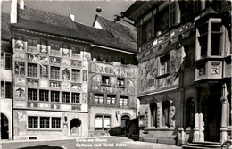 Stein Am Rhein - Rathaus Und Hotel Adler (45026) * 4. 8. 1961 - Stein Am Rhein