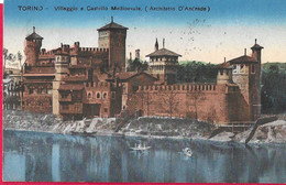 TORINO - CASTELLO MEDIOEVALE - FORMATO PICCOLO - VIAGGIATA DA TORINO *14.IV.1917* - Castello Del Valentino