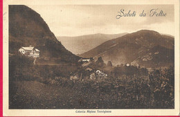 SALUTI DA FELTRE - COLONIA ALPINA TREVIGIANA - FORMATO PICCOLO - VIAGGIATA DA FELTRE * 28.5.15* - Souvenir De...