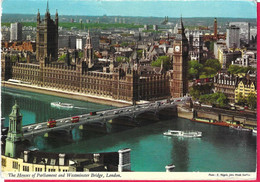 LONDRA - PANORAMA SUL TAMIGI - VIAGGIATA 1974 - River Thames