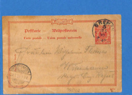 Allemagne Reich 1896 Carte Postale De Bremen (G12182) - Lettres & Documents