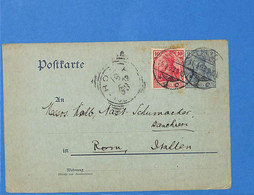 Allemagne Reich 1903 Carte Postale De Leipzig Aux Italy (G12188) - Lettres & Documents