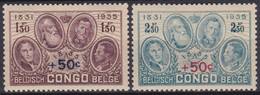 Congo    .   OBP   .   192/193      .   *   .    Ongebruikt Met Gom  .   /  .  Neuf Avec Gomme - Unused Stamps