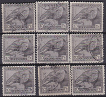 Congo    .   OBP   .   117   .   9 Zegels     .   O     .    Gestempeld    .   /  .  Oblitéré - Used Stamps