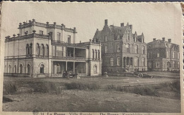 De Panne Koninklijke Villa Gelopen 1928 - De Panne