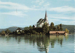 Austria, Kärnten, Maria Woerth, Kirche, Bezirk, Klagenfurt-Land, Gebraucht 1970 - Maria Wörth