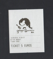 Muse   Georges Brassens - Tickets - Vouchers