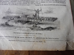 1839  Le Bateau à Canards Sur Le Tigre , En CHINE; Barcelone (Espagne) ; Etc - 1800 - 1849