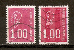 1976 Marianne De Béquet N°1892 Nuance Rose - Used Stamps