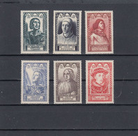 France - Année 1946 - Neuf** - N°YT 765/70** - Célébrités Du XVè Siècle - Unused Stamps