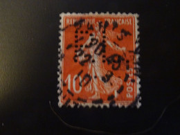 Perforé Classique  FRANCE  P. L. - Used Stamps