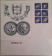 SL)ROMANIA, ZODIAC ORIGINAL ENGRAVINGS - Lotes & Colecciones