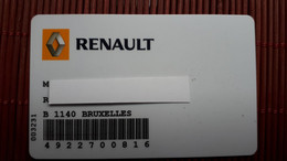 Renault Card Personilized 2 Scans Rare - Origen Desconocido