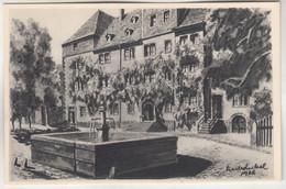 C1907) LAUTERBACH H. - Nach Kohlezeichung Von K. WINKEL - BURGSCHLOß - Alt Signiert - Lauterbach