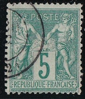 France N°64 - Oblitéré - TB - 1876-1878 Sage (Tipo I)