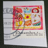 Nederland - NVPH - 2022 - Gebruikt Onafgeweekt -  Decemberzegel - December - Kerst - Kerstversiering - Used Stamps