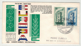 Europa // 1956 // Allemagne, Lettre 1er Jour - 1956