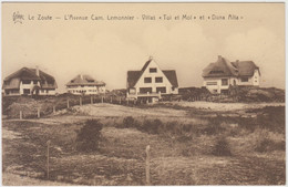 Le Zoute - L'Avenue Cam. Lemonnier - Villas " Toi Et Moi " Et " Duna Alta " - Knokke