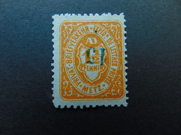 N°. 80a(*) Surcharge Renversée (catalogue De L'ASPAL) Des Postes Locales De Metz - Unused Stamps